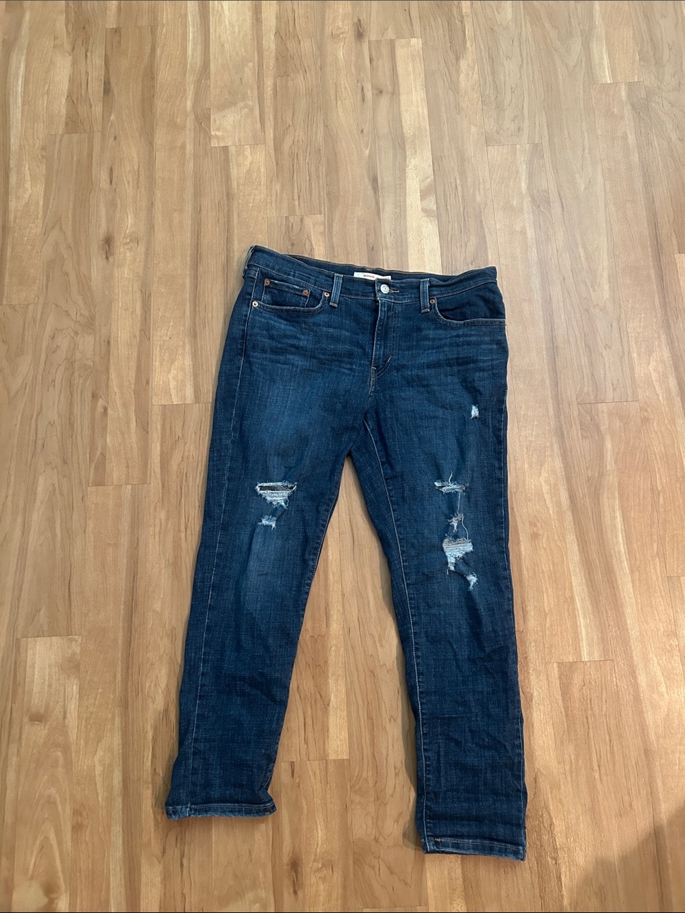 Dark Blue Levi Women's Jeans